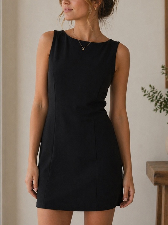 Nygard Collection Dresses & Skirts - Nygard Collection Vintage Sleeveless Sheath Cocktail Dress - Black